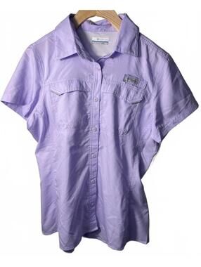 Columbia PFG Sportswear Top Women's Medium Purple Outdoors